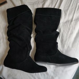 Leather Suede Boots